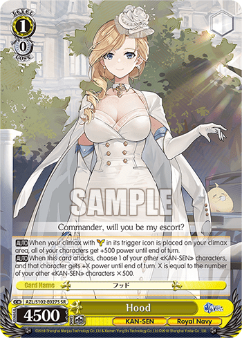 Hood (Holo) (AZL/S102-E027S) — Azur Lane