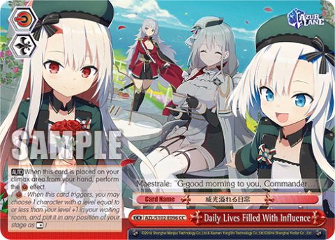 Daily Lives Filled With Influence (AZL/S102-E096) — Azur Lane
