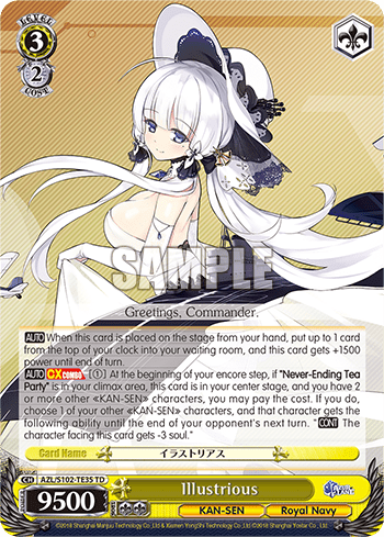 Illustrious (AZL/S102-TE35) — [TD] Azur Lane Royal Navy Ver.
