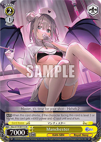 Manchester (Holo) (AZL/S119-E011S) — Azur Lane Vol.2