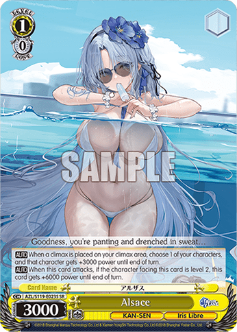 Alsace (Holo) (AZL/S119-E023S) — Azur Lane Vol.2
