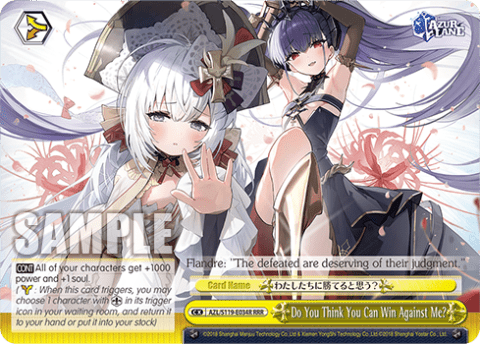 Do You Think You Can Win Against Me? (AZL/S119-E034R) — Azur Lane Vol.2