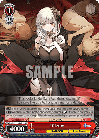 Lützow (Holo) (AZL/S119-E079S) — Azur Lane Vol.2