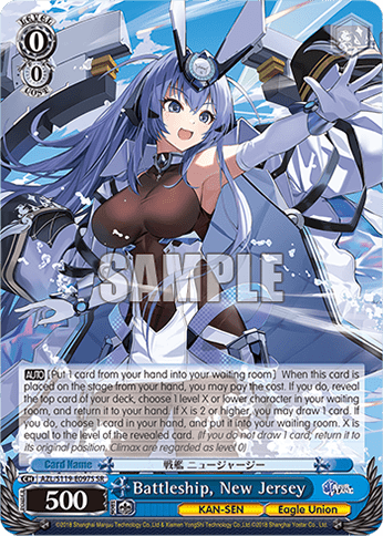 Battleship, New Jersey (Holo) (AZL/S119-E097S) — Azur Lane Vol.2