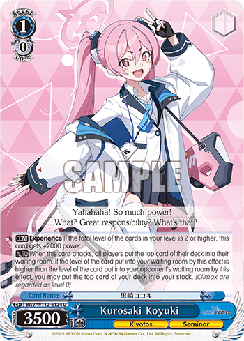 Kurosaki Koyuki (BAV/W112-E124) — Booster Pack Blue Archive