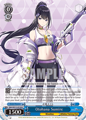 Otohana Sumire (BAV/W112-E130) — Booster Pack Blue Archive