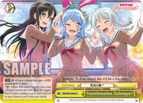 Transformation Technique? (BD/W95-E028) — BanG Dream! Girls Band Party! 5th Anniversary