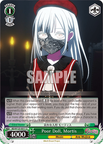 Poor Doll, Mortis (BD/W125-E011) — Booster Pack MyGO!!!!! × Ave Mujica