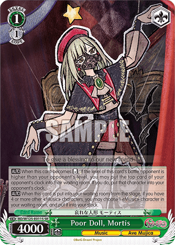 Poor Doll, Mortis (Holo) (BD/W125-E011S) — Booster Pack MyGO!!!!! × Ave Mujica