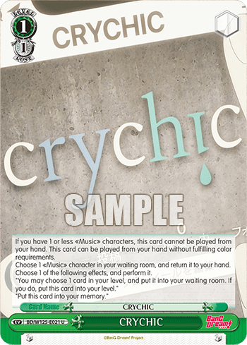 CRYCHIC (BD/W125-E021) — Booster Pack MyGO!!!!! × Ave Mujica