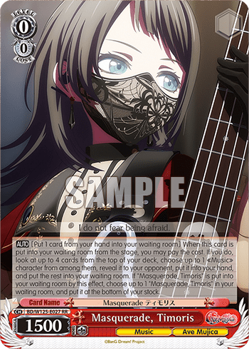 Masquerade, Timoris (BD/W125-E027) — Booster Pack MyGO!!!!! × Ave Mujica