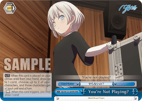 You're Not Playing? (BD/W125-E099R) — Booster Pack MyGO!!!!! × Ave Mujica