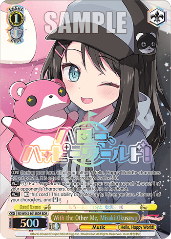 With the Other Me, Misaki Okusawa (BD/WE42-E018BDR) — [EX] Bang Dream! Girls Band Party! Countdown Collection