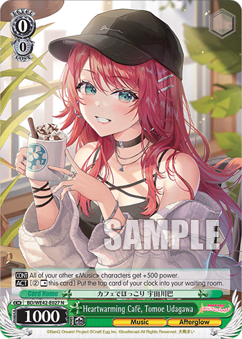 Heartwarming Café, Tomoe Udagawa (BD/WE42-E027) — [EX] Bang Dream! Girls Band Party! Countdown Collection
