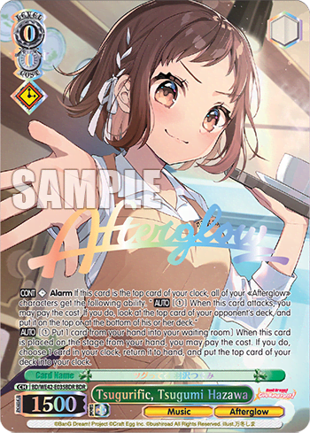 Tsugurific, Tsugumi Hazawa (BD/WE42-E035BDR) — [EX] Bang Dream! Girls Band Party! Countdown Collection