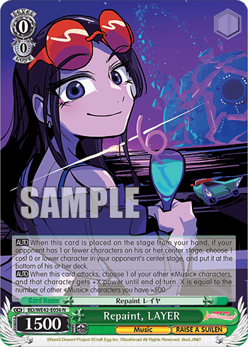 Repaint, LAYER (BD/WE42-E036) — [EX] Bang Dream! Girls Band Party! Countdown Collection