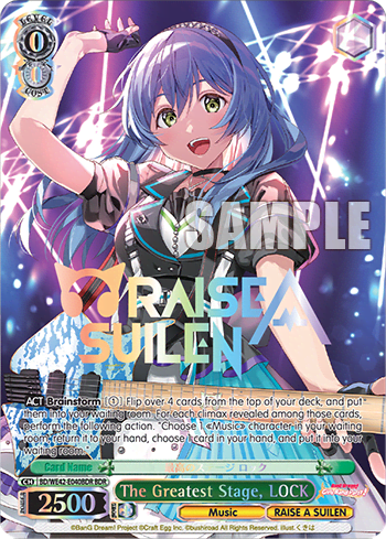 The Greatest Stage, LOCK (BD/WE42-E040BDR) — [EX] Bang Dream! Girls Band Party! Countdown Collection