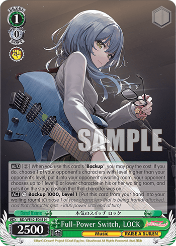 Full-Power Switch, LOCK (BD/WE42-E041) — [EX] Bang Dream! Girls Band Party! Countdown Collection