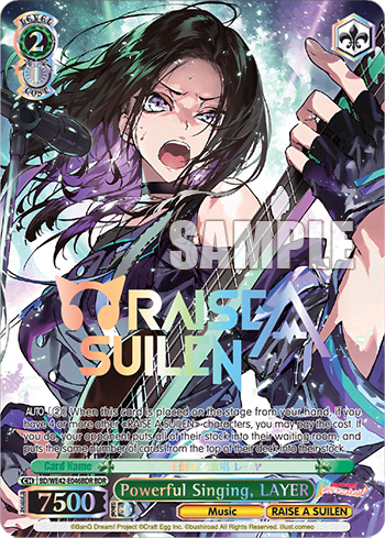 Powerful Singing, LAYER (BD/WE42-E046BDR) — [EX] Bang Dream! Girls Band Party! Countdown Collection
