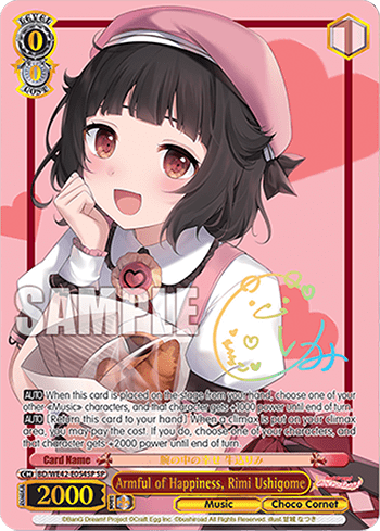 Armful of Happiness, Rimi Ushigome (BD/WE42-E054SP) — [EX] Bang Dream! Girls Band Party! Countdown Collection