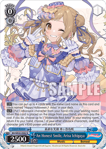An Honest Smile, Arisa Ichigaya (BD/WE42-E082) — [EX] Bang Dream! Girls Band Party! Countdown Collection