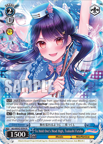 To Hold One's Head High, Tsukushi Futaba (BD/WE42-E094) — [EX] Bang Dream! Girls Band Party! Countdown Collection
