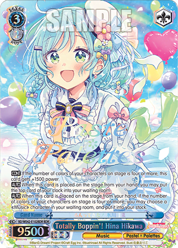 Totally Boppin'! Hina Hikawa (BD/WE42-E102BDR) — [EX] Bang Dream! Girls Band Party! Countdown Collection