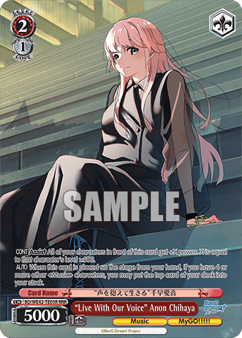"Live With Our Voice" Anon Chihaya (BD/WE42-TE05R) — [TD] Bang Dream! [MyGO!!!!!]