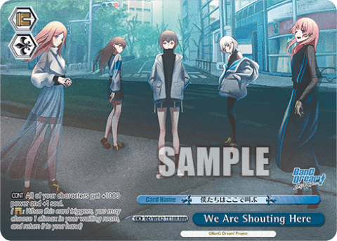 We Are Shouting Here (BD/WE42-TE18R) — [TD] Bang Dream! [MyGO!!!!!]