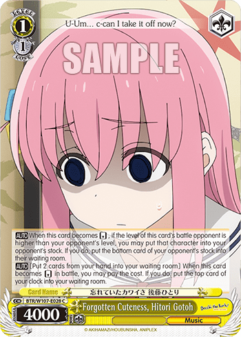 Forgotten Cuteness, Hitori Gotoh (BTR/W107-E028) — BOCCHI THE ROCK!