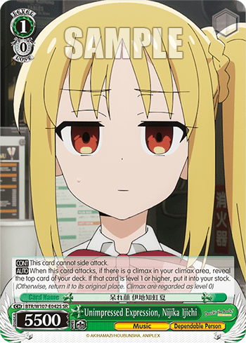 Unimpressed Expression, Nijika Ijichi (Holo) (BTR/W107-E042S) — BOCCHI THE ROCK!