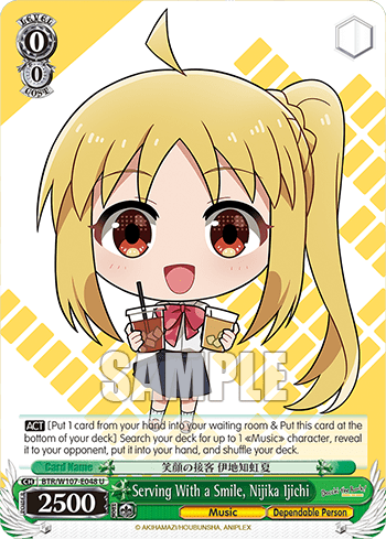 Serving With a Smile, Nijika Ijichi (BTR/W107-E048) — BOCCHI THE ROCK!