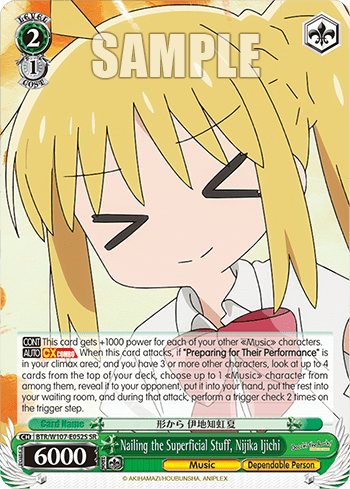 Nailing the Superficial Stuff, Nijika Ijichi (Holo) (BTR/W107-E052S) — BOCCHI THE ROCK!