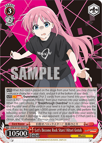 Let's Become Rock Stars! Hitori Gotoh (BTR/W107-E070) — BOCCHI THE ROCK!