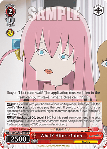 What? Hitori Gotoh (BTR/W107-E085) — BOCCHI THE ROCK!