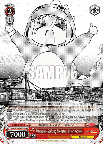 Attention-Seeking Monster, Hitori Gotoh (Holo) (BTR/W107-E086S) — BOCCHI THE ROCK!