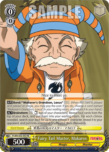 Fairy Tail Master, Makarov (FT/EN-S02-003+RE) — Chronicle Set Fairy Tail