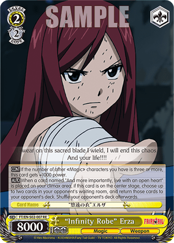 "Infinity Robe" Erza (FT/EN-S02-007+RE) — Chronicle Set Fairy Tail