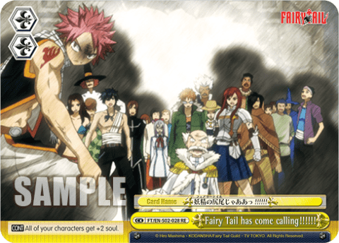 Fairy Tail has come calling!!!!!! (FT/EN-S02-028+RE) — Chronicle Set Fairy Tail