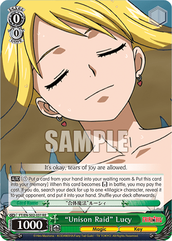 "Unison Raid" Lucy (FT/EN-S02-031+RE) — Chronicle Set Fairy Tail