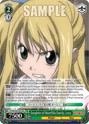Daughter of Heartfilia Family, Lucy (FT/EN-S02-041+RE) — Chronicle Set Fairy Tail