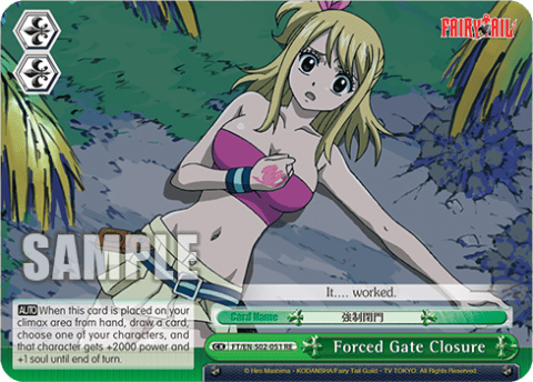 Forced Gate Closure (FT/EN-S02-051+RE) — Chronicle Set Fairy Tail