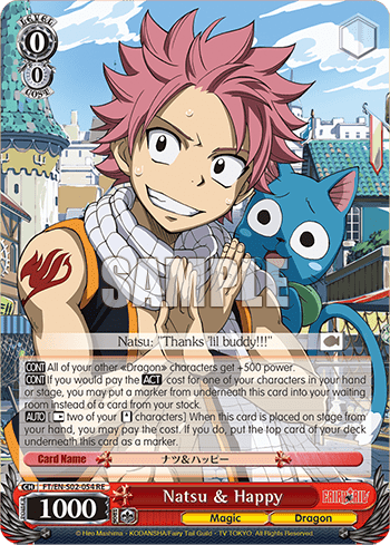 Natsu & Happy (FT/EN-S02-054+RE) — Chronicle Set Fairy Tail