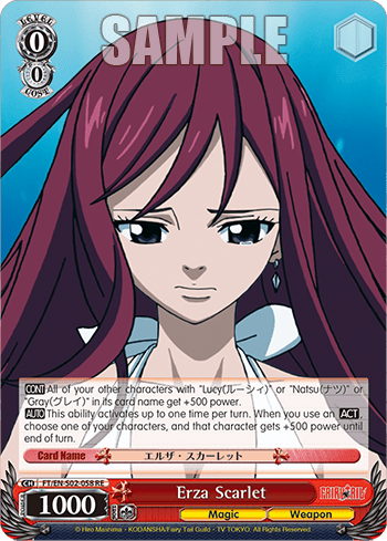 Erza Scarlet (FT/EN-S02-058+RE) — Chronicle Set Fairy Tail