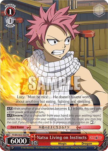 Natsu Living on Instincts (FT/EN-S02-060+RE) — Chronicle Set Fairy Tail