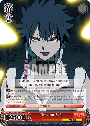 Oracion Seis (FT/EN-S02-063Mid+RE) — Chronicle Set Fairy Tail