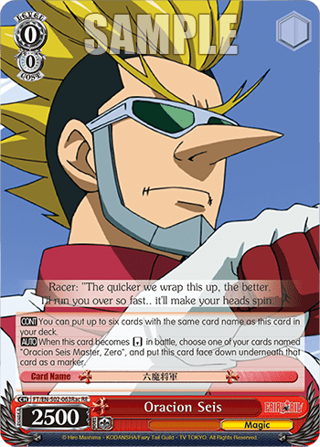 Oracion Seis (FT/EN-S02-063Rac+RE) — Chronicle Set Fairy Tail