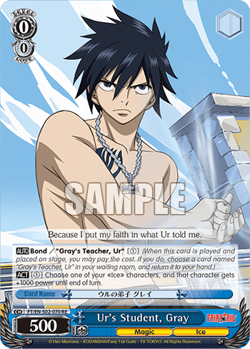 Ur's Student, Gray (FT/EN-S02-070+RE) — Chronicle Set Fairy Tail