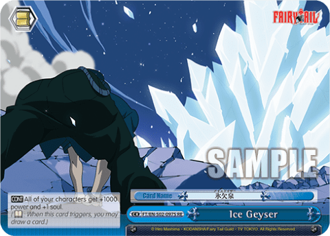 Ice Geyser (FT/EN-S02-097S+RE) — Chronicle Set Fairy Tail