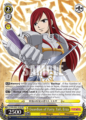 Guardian of Fairy Tail, Erza (FT/EN-S02-101R+RE) — Chronicle Set Fairy Tail